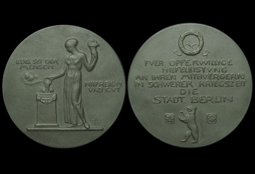 Weltkrieg zink medaille im - 1., zink-medaille