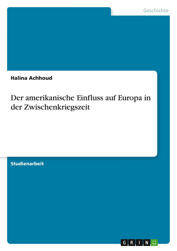 Der amerikanische einfluss auf - der,