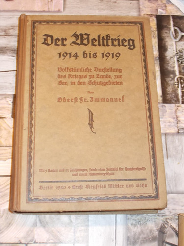 Der weltkrieg 1914 bis - der, 1919