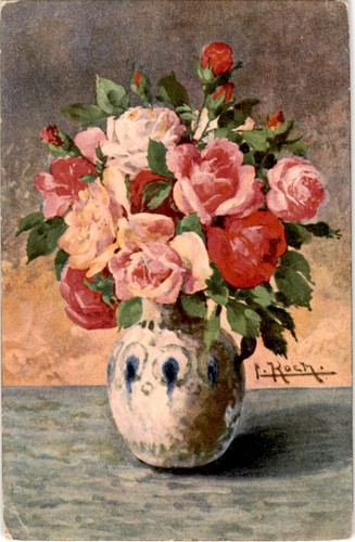 Rosenstrauß vase i - vase,