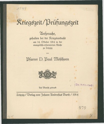 Kriegszeit prüfungszeit - kriegszeit/prüfungszeit,