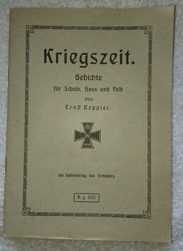 Kriegszeit gedichte von ernst - gedichte,