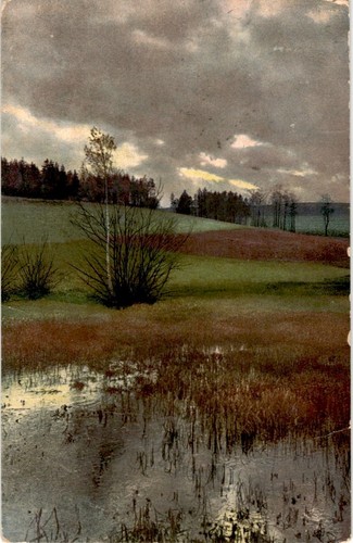 Landschaftsaufnahme - ak,