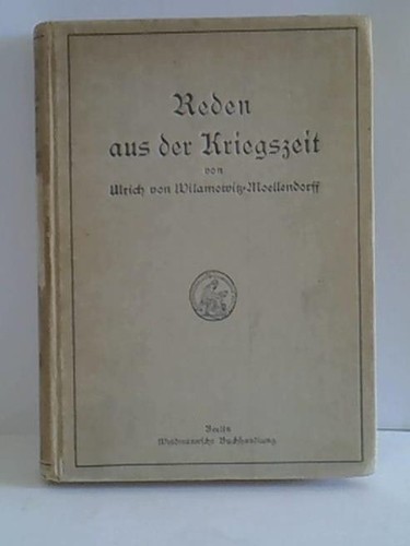 Reden aus der kriegszeit - aus,