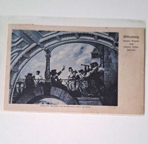 Alte künstlerkarte - alte,