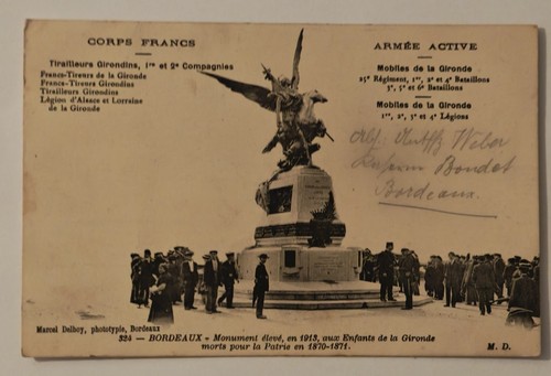 Bordeaux 1915 kriegszeit - bordeaux,