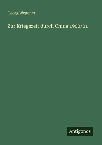 Zur kriegszeit durch - zur, china